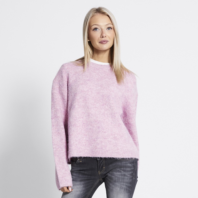 Knit sweater "Emma" Light Pink